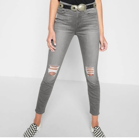 7 For All Mankind The Waist Rise Ankle Skinny - Picture 1 of 4